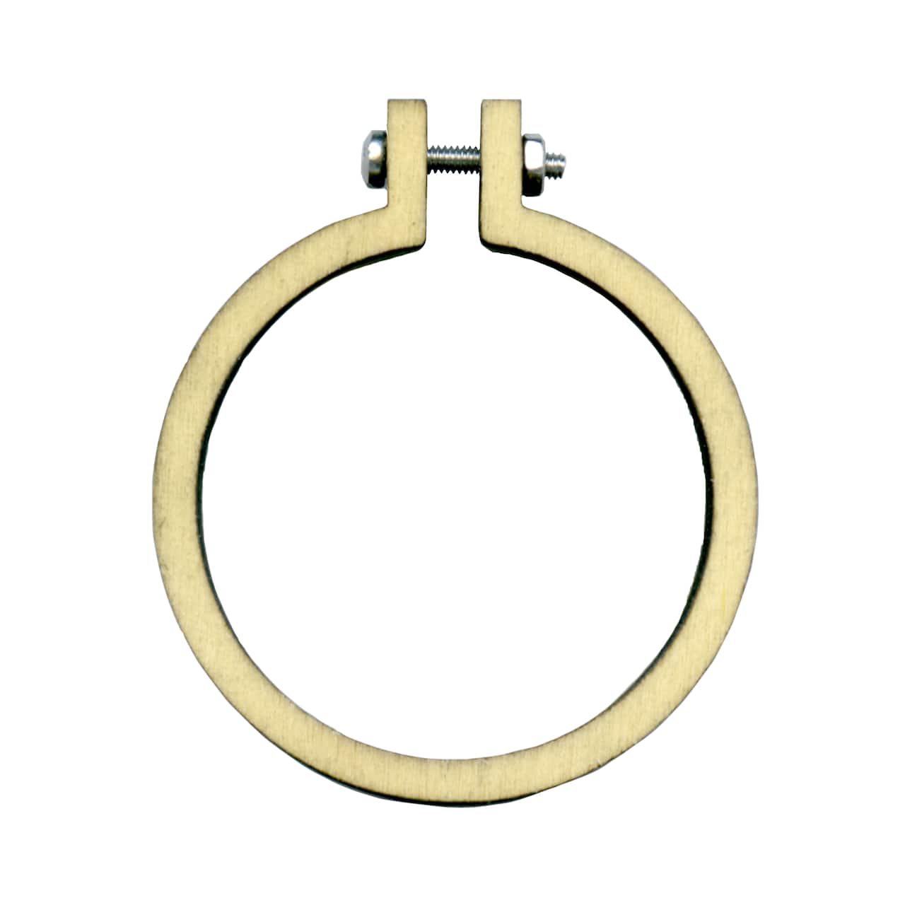 1.5" Mini Wood Embroidery Hoops, 3ct. by Loops & Threads®